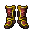crimson boots